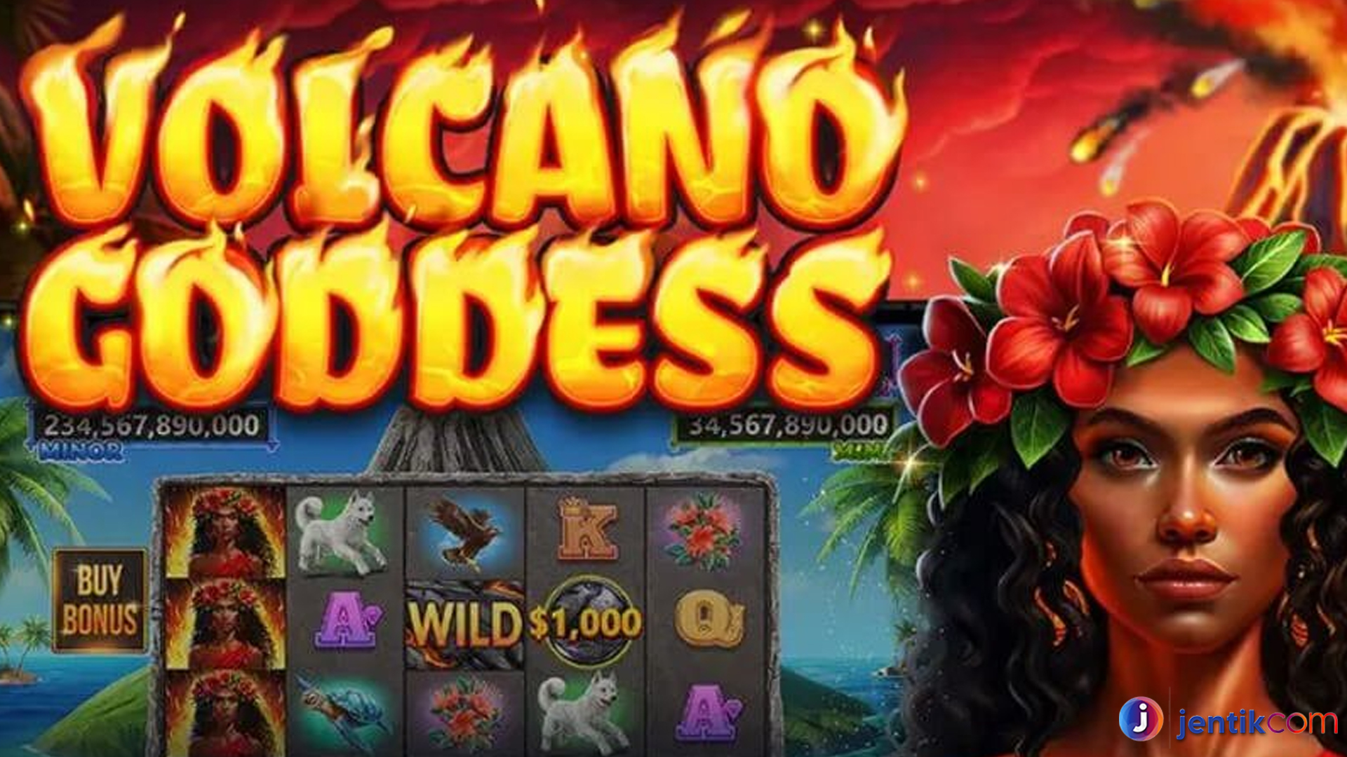 Dapatkan Kemenagan Dahsyat Volcano Goddess Di Slot Rtp8000