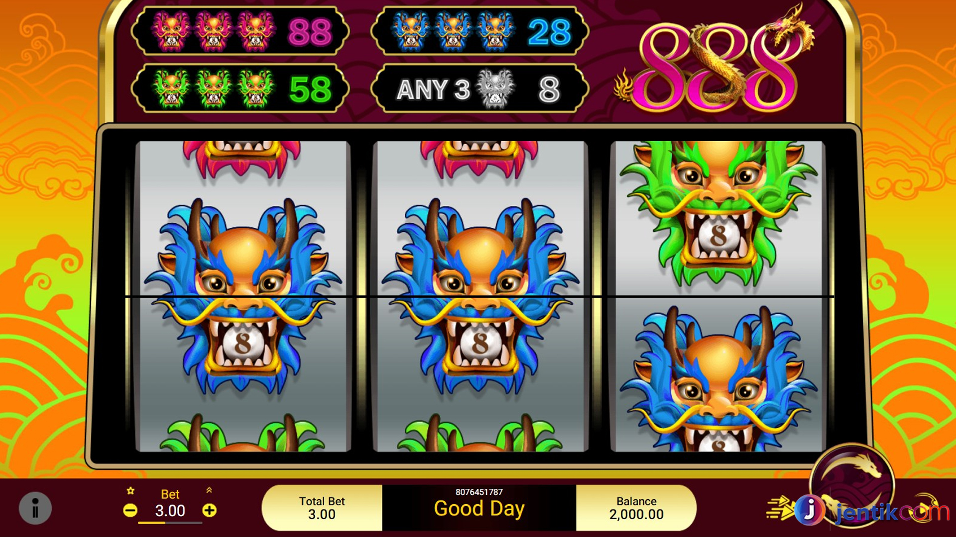 Permainan Slot Online 888 Jadi Primadona di Daftar Cnnslot