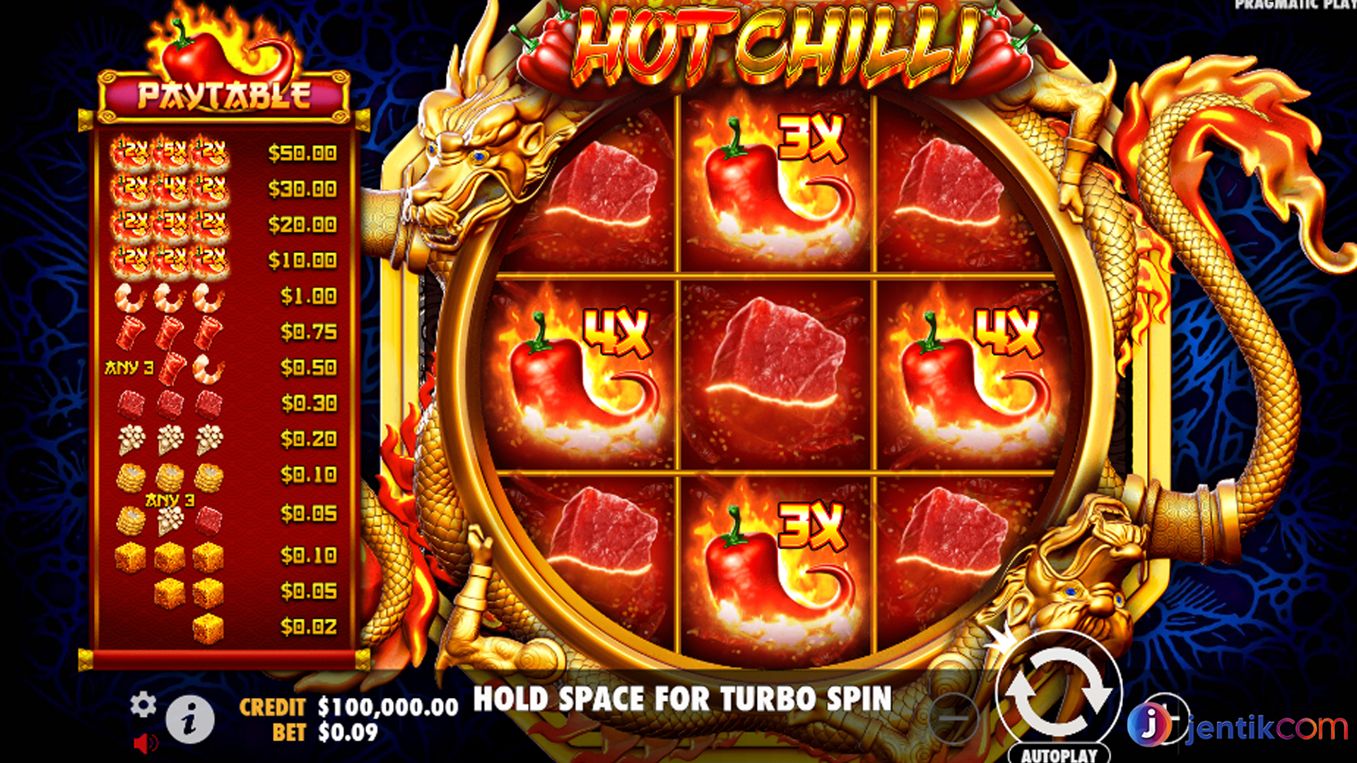 Hot Chilli di Situs Slot Resmi: Pedasnya Untung Bikin Nagih