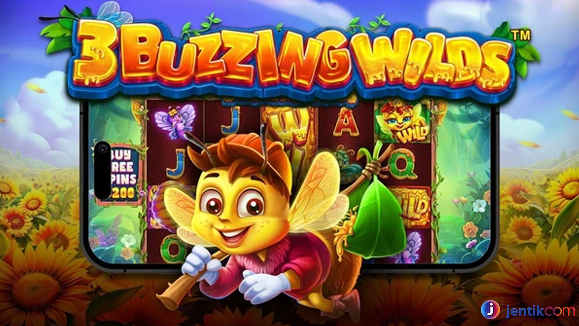 Buru Hadiah Besar Sekarang di Slot Online 3 Buzzing Wilds