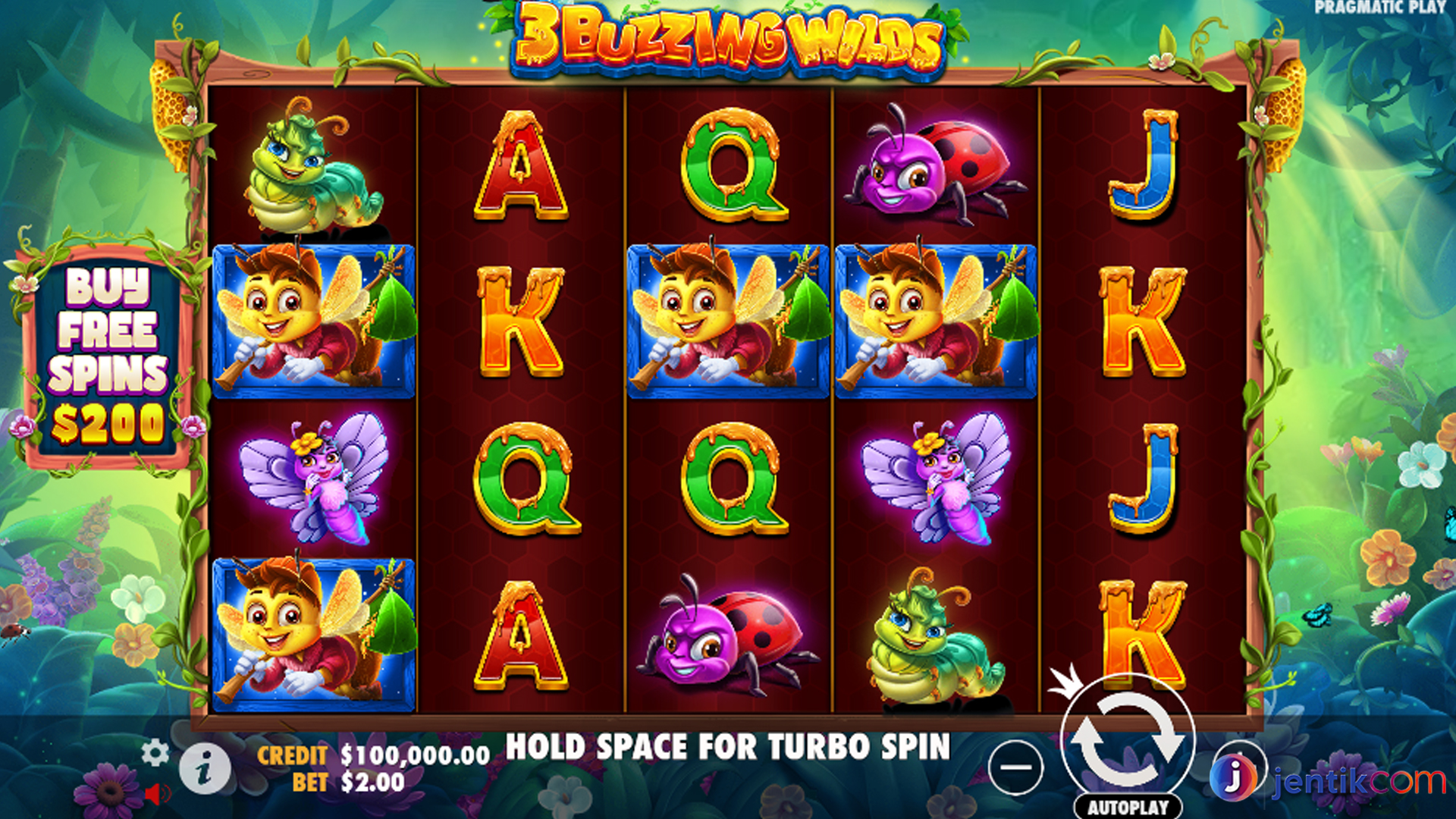 Buru Hadiah Besar Sekarang di Slot Online 3 Buzzing Wilds