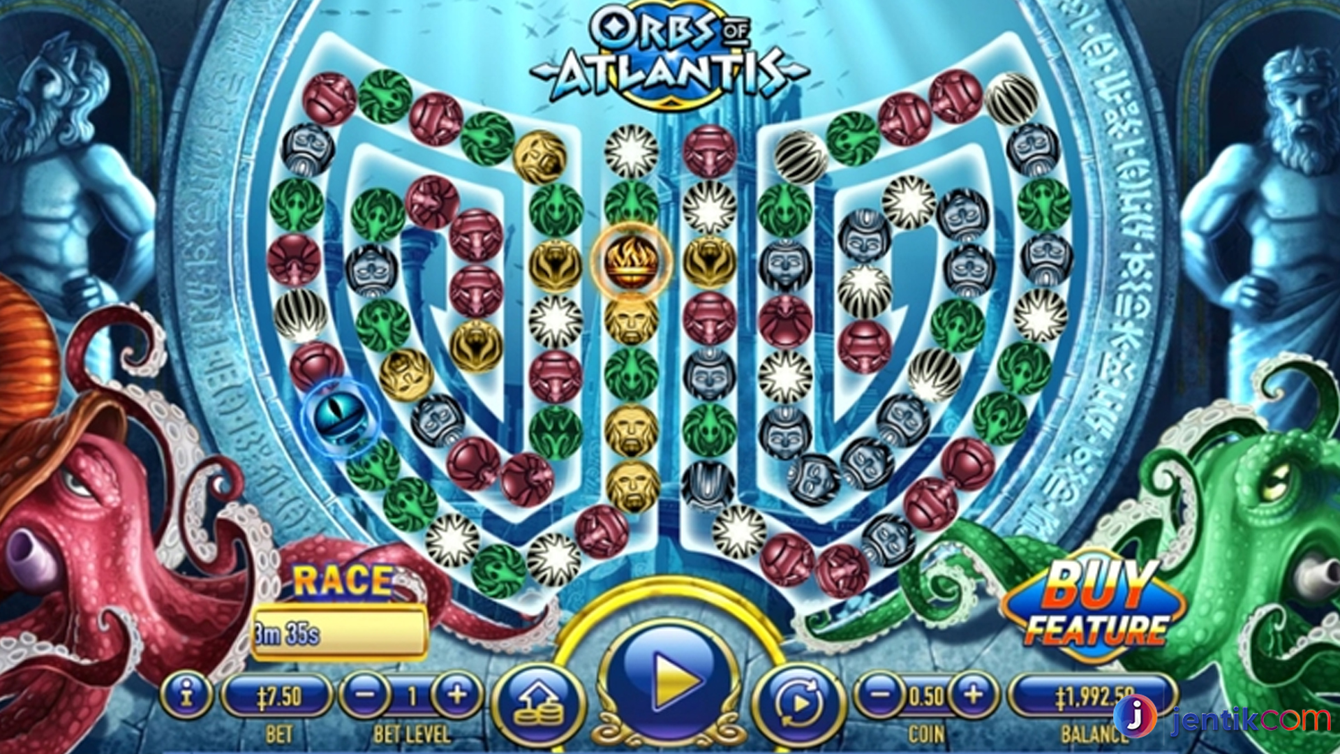 Bangkit! Kekayaan Laut Menanti di Judi Slot Orbs Of Atlantis