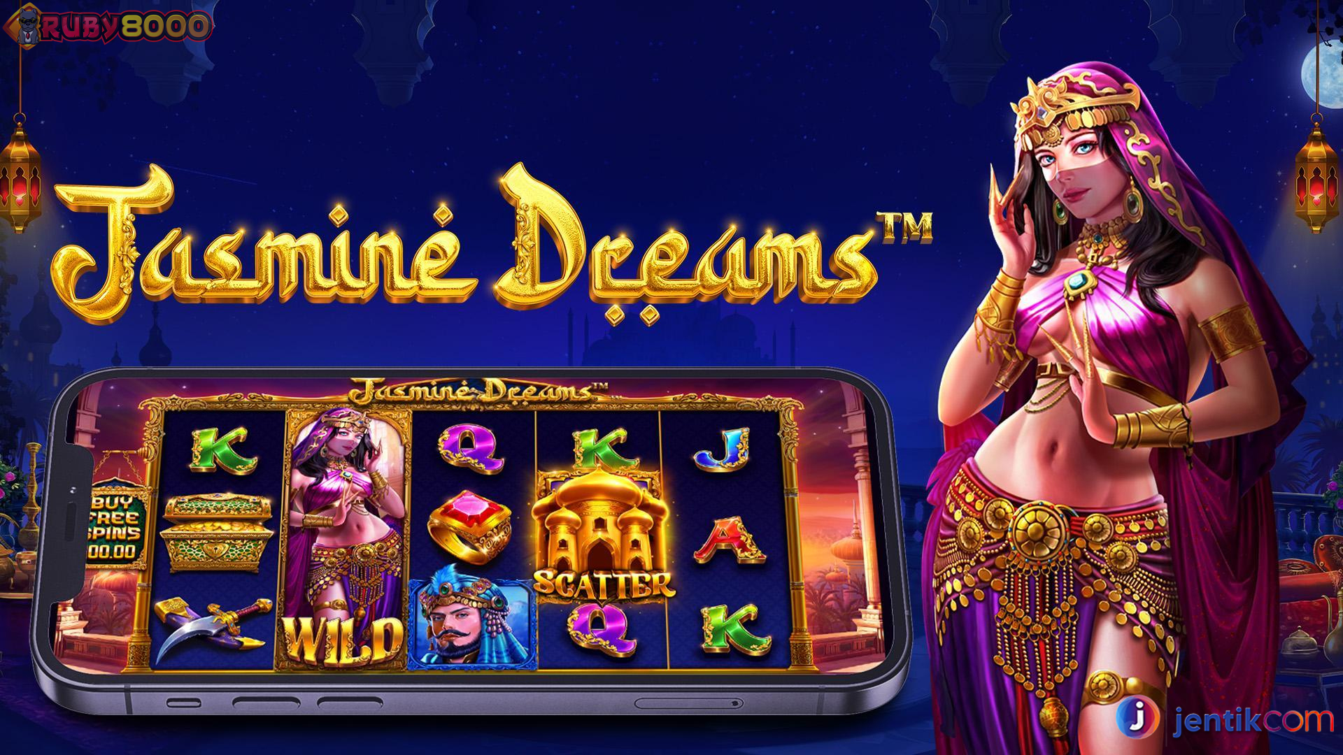 Modal 10K Bisa Balik 10x: Jasmine Dreams di Ruby8000 Login