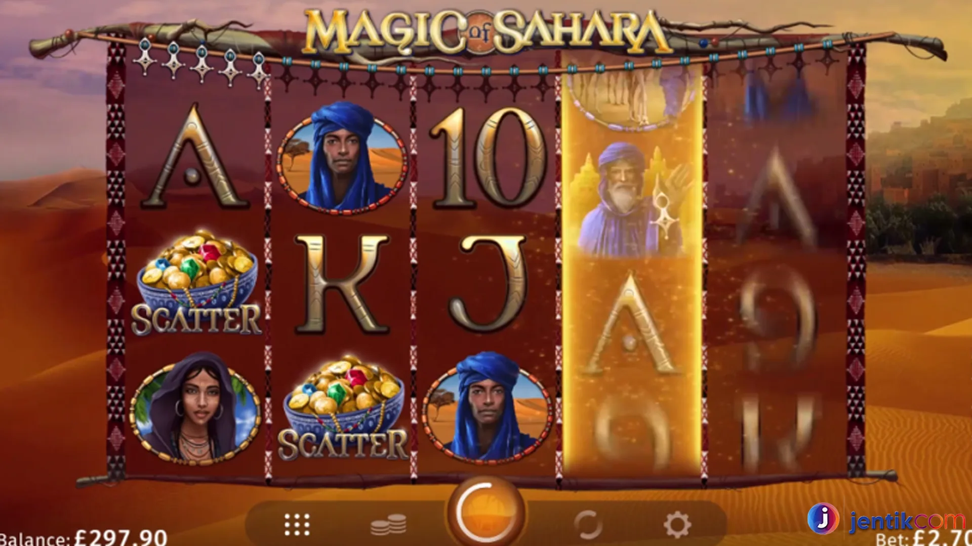 Navigasi Gulungan Magic of Sahara: 4 Pola Unta Berharga
