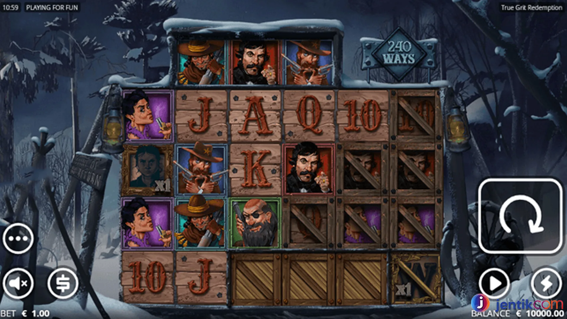 Situs Slot Online True Grit Redemption: Elemen Grafis Tema Koboi