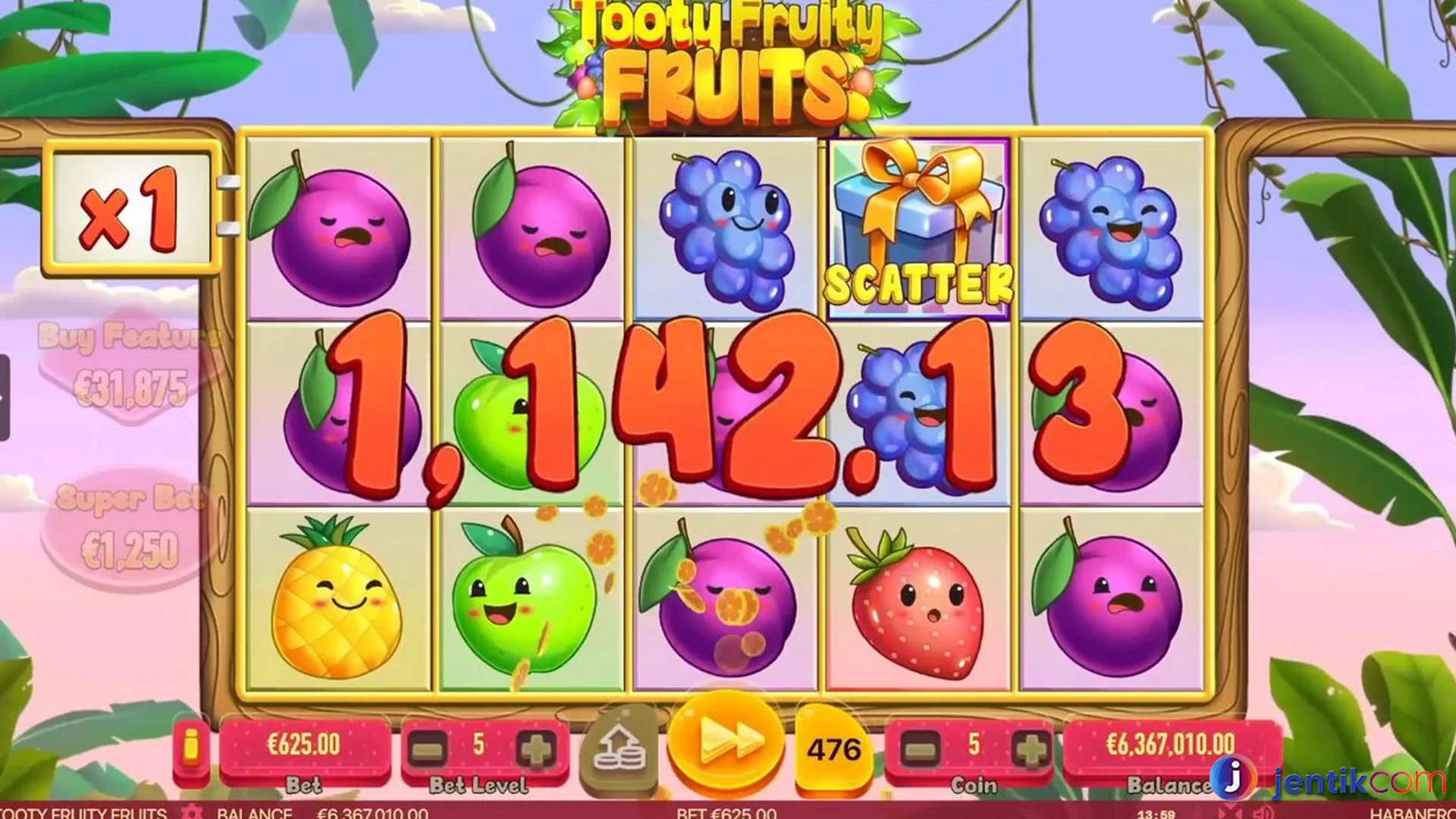 Auto Penasaran Free Spin Unik Tooty Fruity Fruits Viral Banget